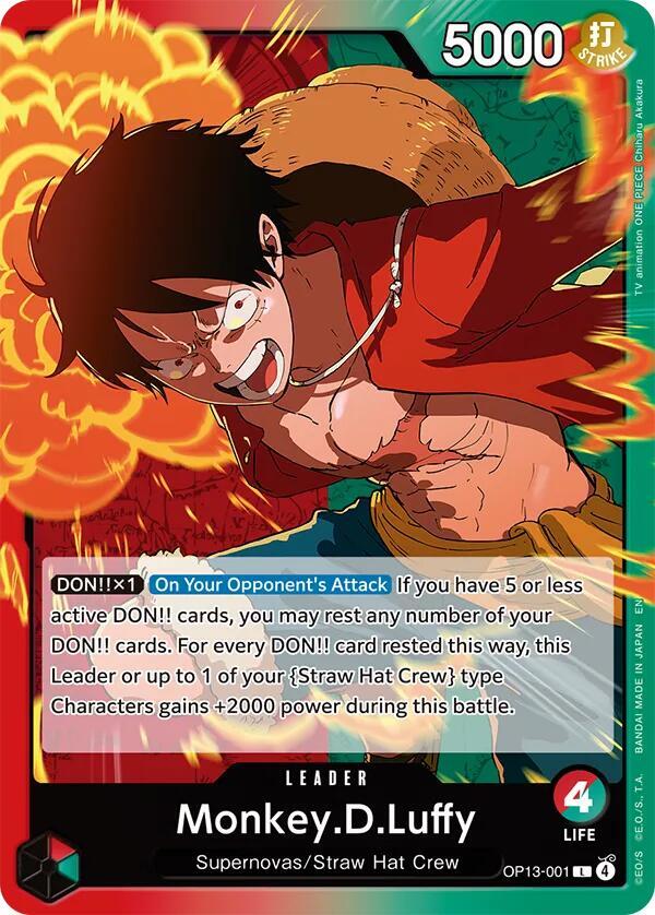 Monkey.D.Luffy (001) card image