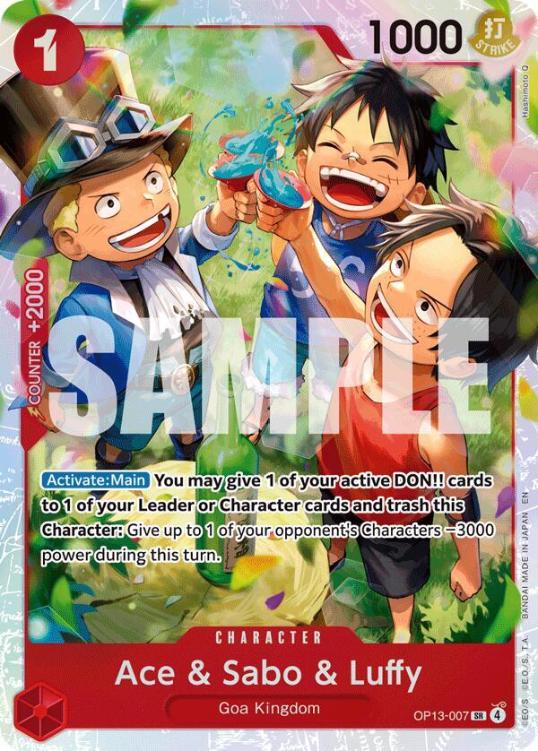 Ace & Sabo & Luffy card image