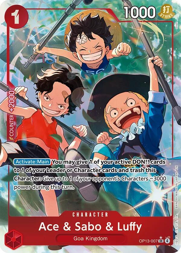 Ace & Sabo & Luffy (Alternate Art) card image
