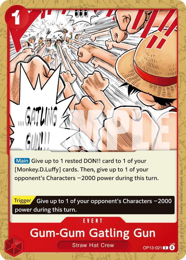 Gum-Gum Gatling Gun card image