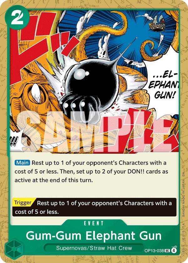 Gum-Gum Elephant Gun card image