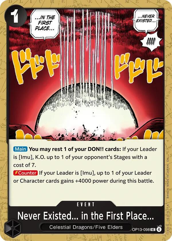 Never Existed... in the First Place... card image