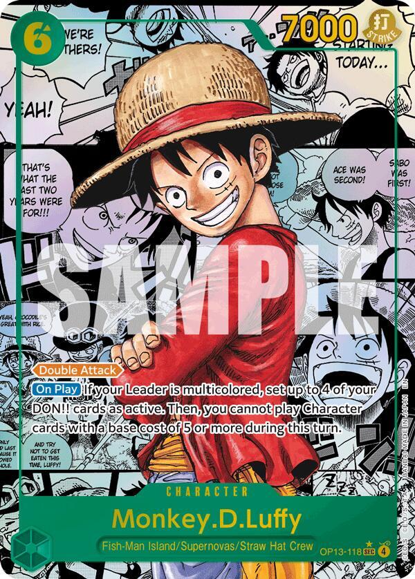 Monkey.D.Luffy (118) (Super Alternate Art) card image