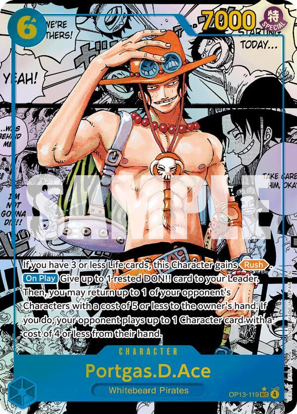Portgas.D.Ace (119) (Super Alternate Art) card image