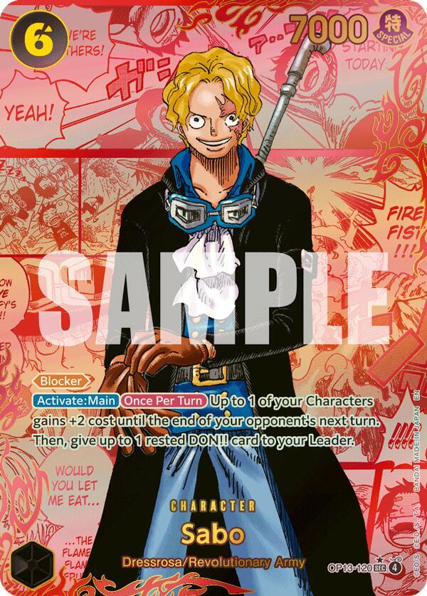 Sabo (120) (Red Super Alternate Art) card image