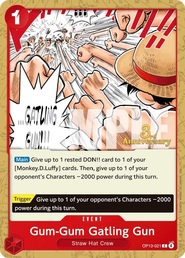 Gum-Gum Gatling Gun card image