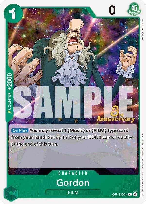 Gordon card image