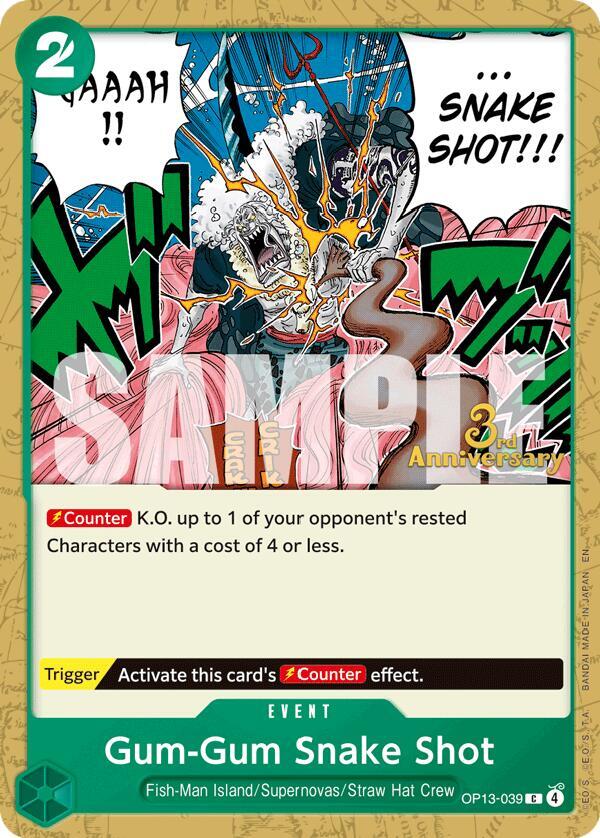 Gum-Gum Snake Shot card image