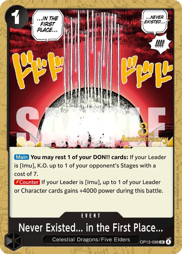 Never Existed... in the First Place... card image