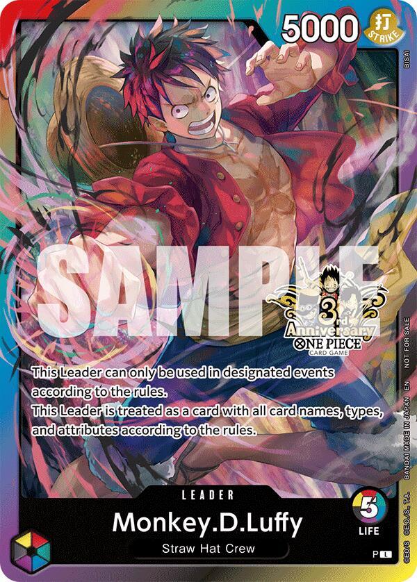 Monkey.D.Luffy (3rd Anniversary Tournament 3 Brothers Pack) card image