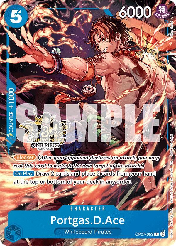 Portgas.D.Ace - OP07-053 (3rd Anniversary Tournament 3 Brothers Pack) card image