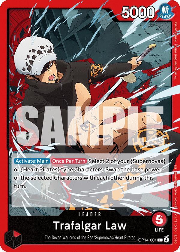 Trafalgar Law - OP14-001 card image