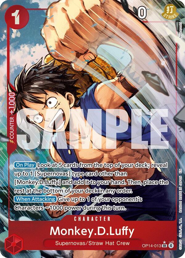 Monkey.D.Luffy - OP14-013 (Alternate Art) card image