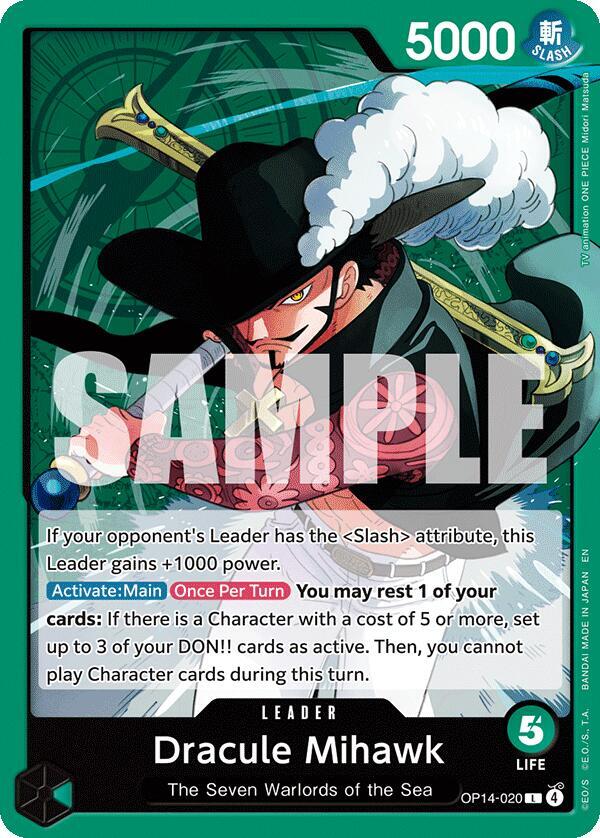 Dracule Mihawk - OP14-020 card image