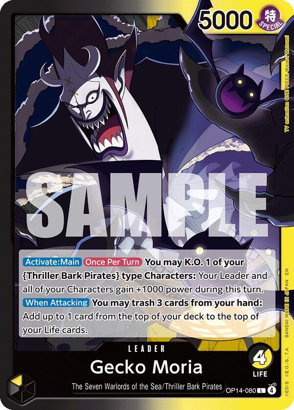 Gecko Moria - OP14-080 card image
