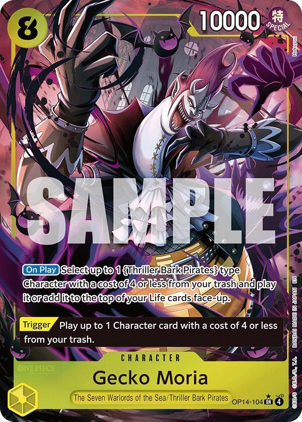 Gecko Moria - OP14-104 (Alternate Art) card image