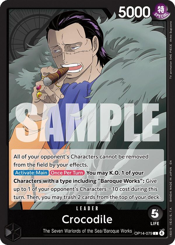 Crocodile - OP14-079 card image