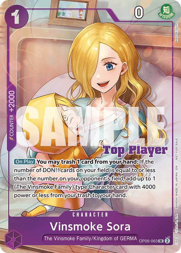 Vinsmoke Sora (CS 25-26 Top Player Pack Vol. 2) card image