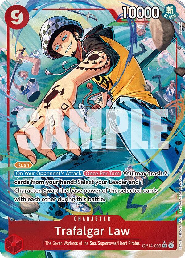 Trafalgar Law - OP14-009 (Alternate Art) card image