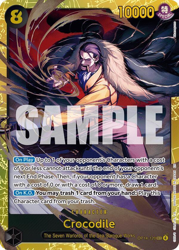 Crocodile - OP14-120 card image