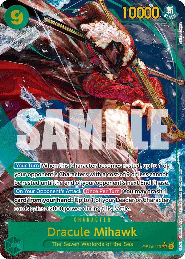 Dracule Mihawk - OP14-119 (Alternate Art) card image