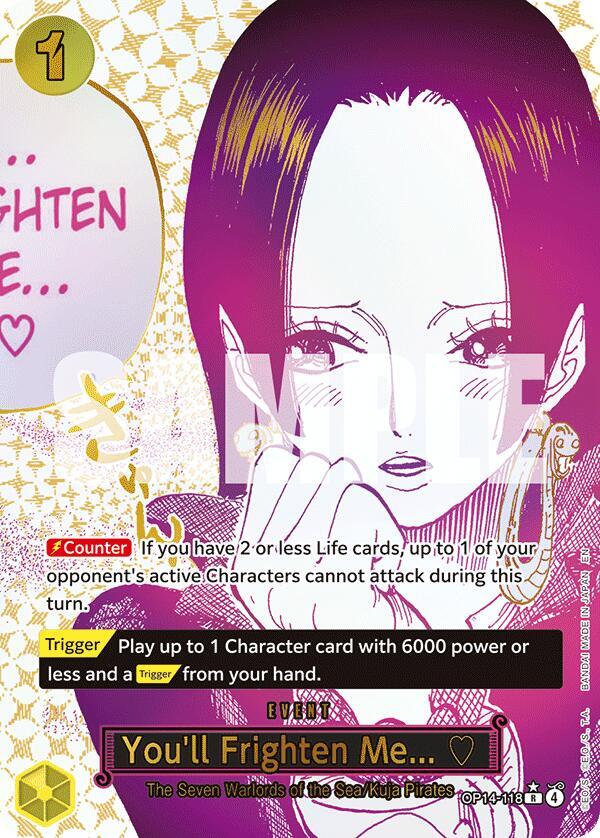 You'll Frighten Me... (Alternate Art) card image