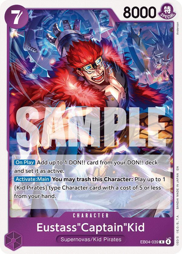 Eustass"Captain"Kid - EB04-039 card image