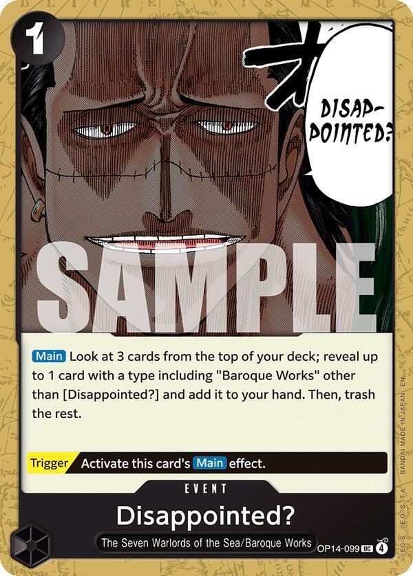 Disappointed? card image