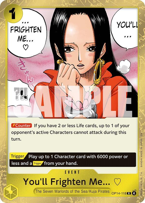 You'll Frighten Me... card image