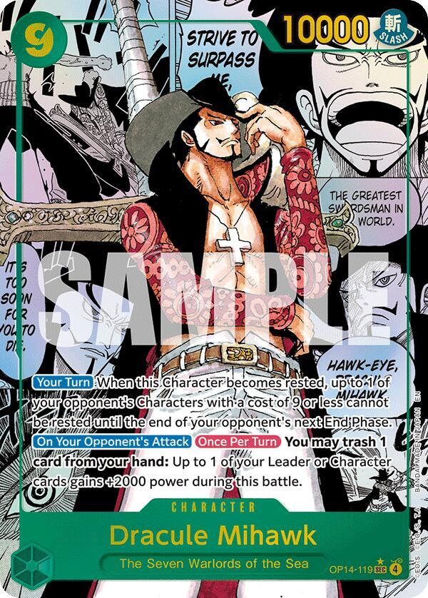 Dracule Mihawk (Manga) card image