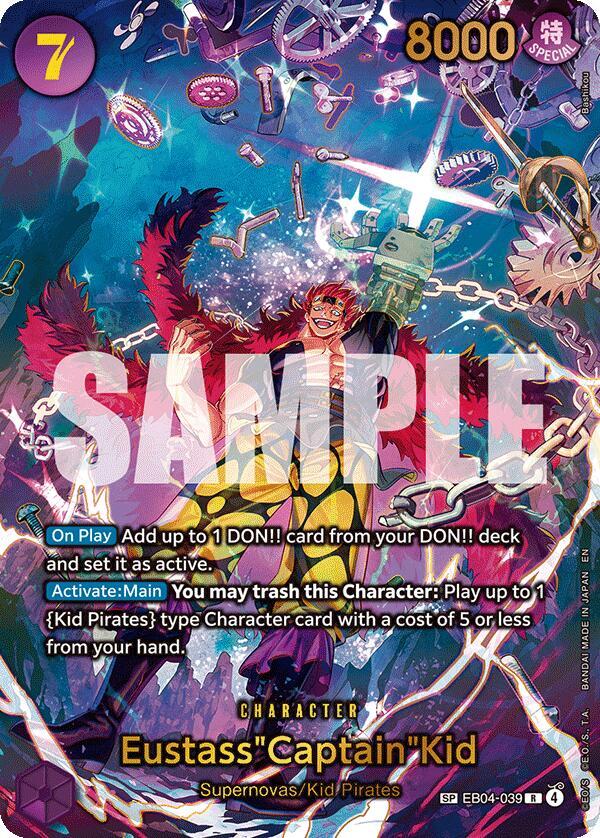 Eustass"Captain"Kid - EB04-039 (SP) card image