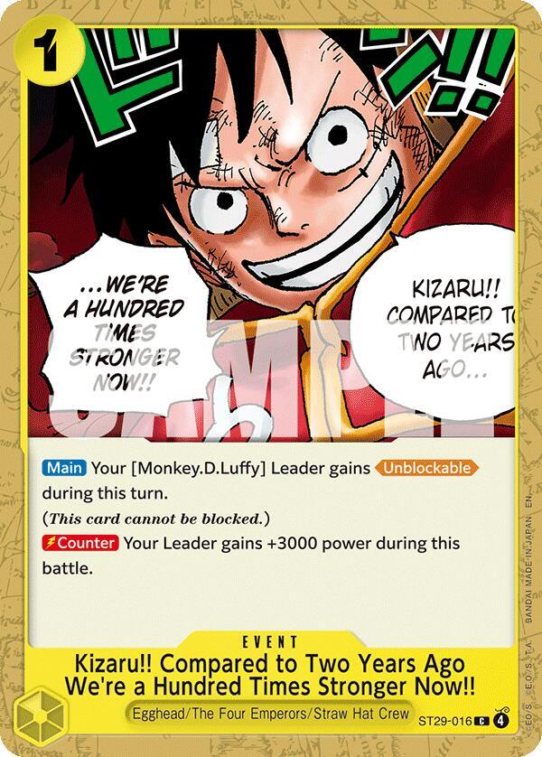 Kizaru!! Compared to Two Years Ago We're a Hundred Times Stronger Now!! card image
