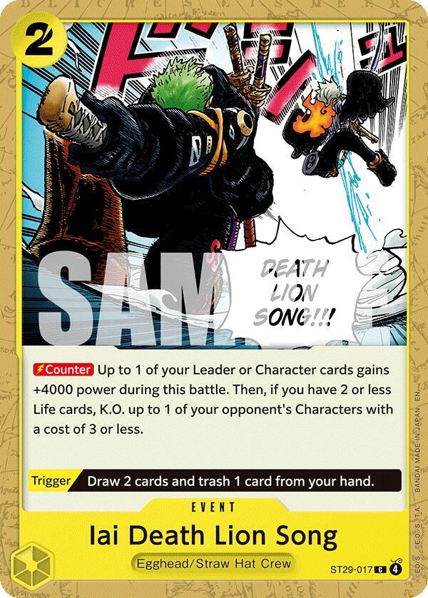 Iai Death Lion Song card image