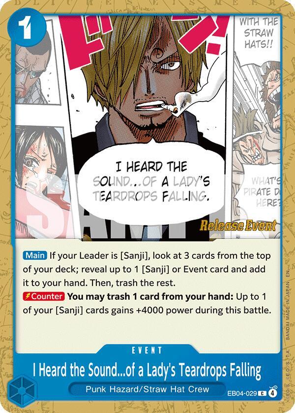 I Heard the Sound...of a Lady's Teardrops Falling card image