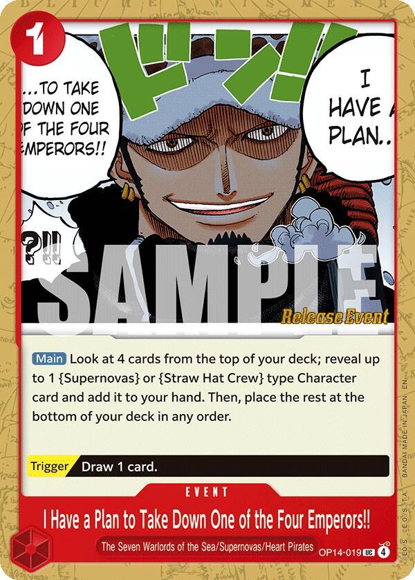 I Have a Plan to Take Down One of the Four Emperors!! card image