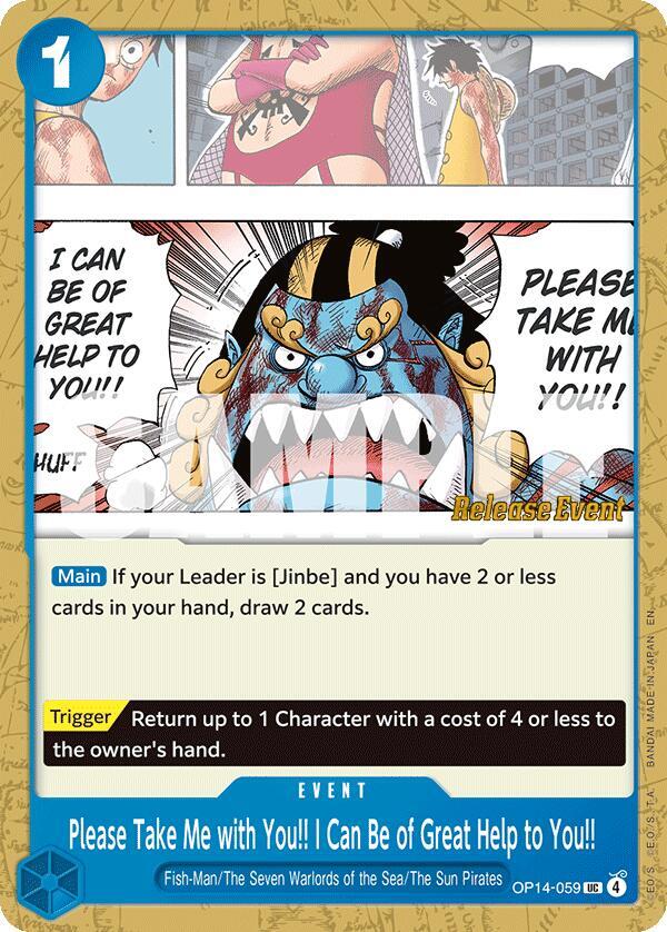 Please Take Me with You!! I Can Be of Great Help to You!! card image