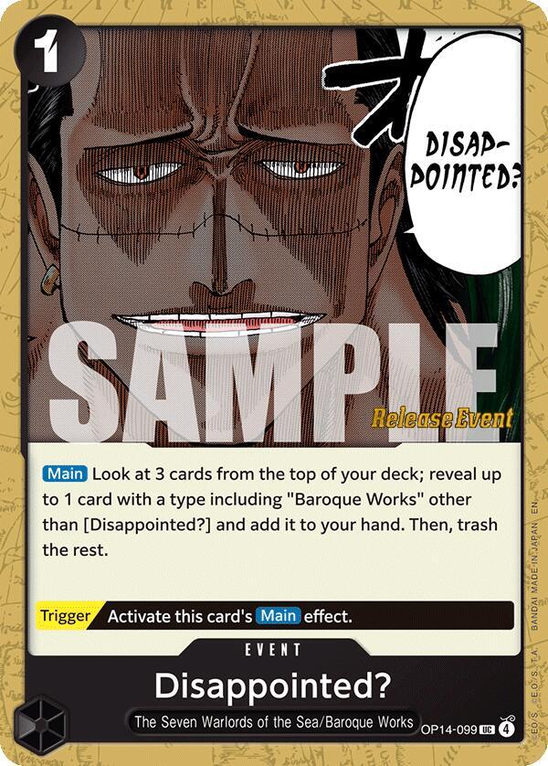 Disappointed? card image