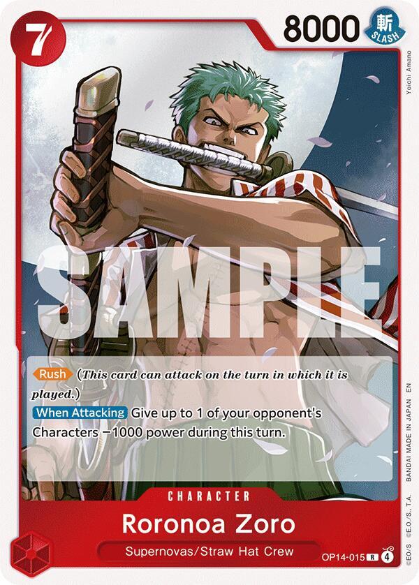 Roronoa Zoro - OP14-015 card image