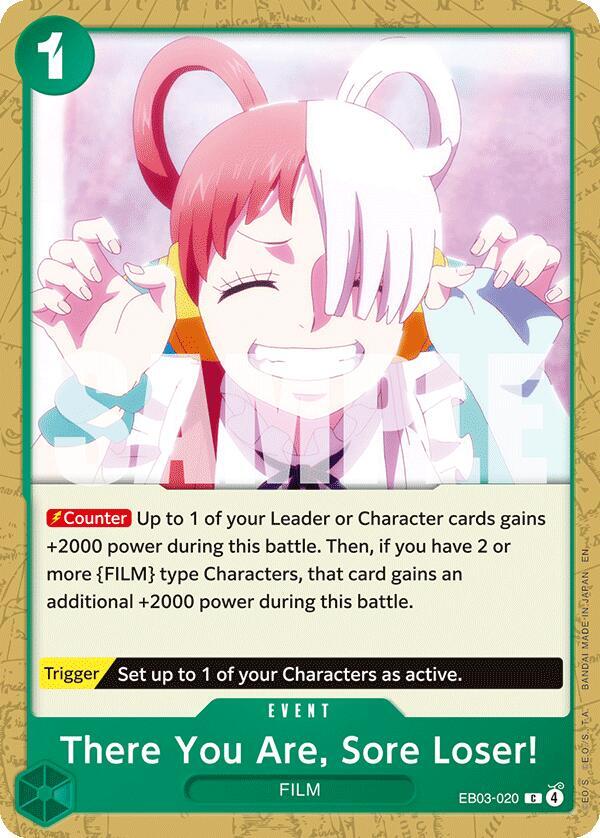 There You Are, Sore Loser! card image