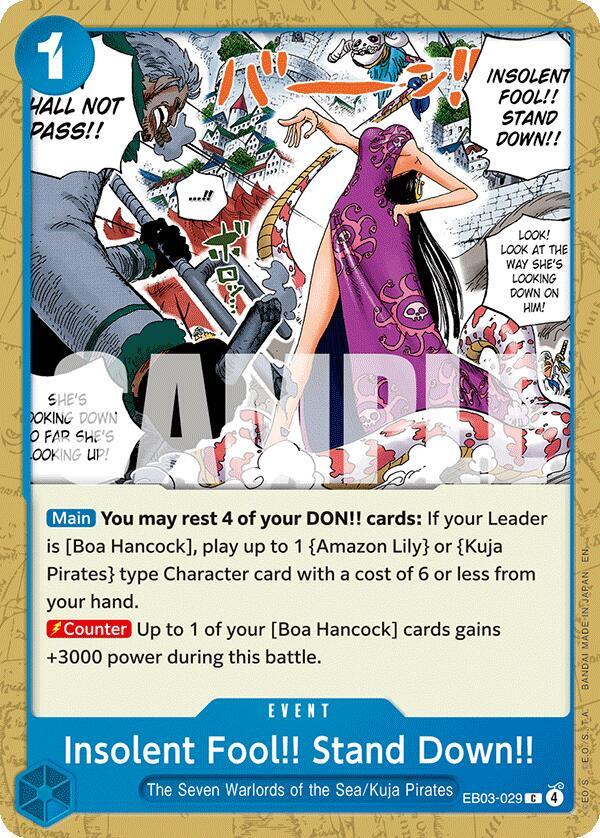 Insolent Fool!! Stand Down!! card image