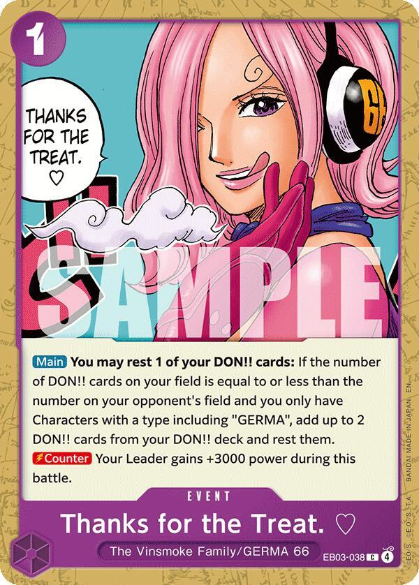 Thanks for the Treat. card image