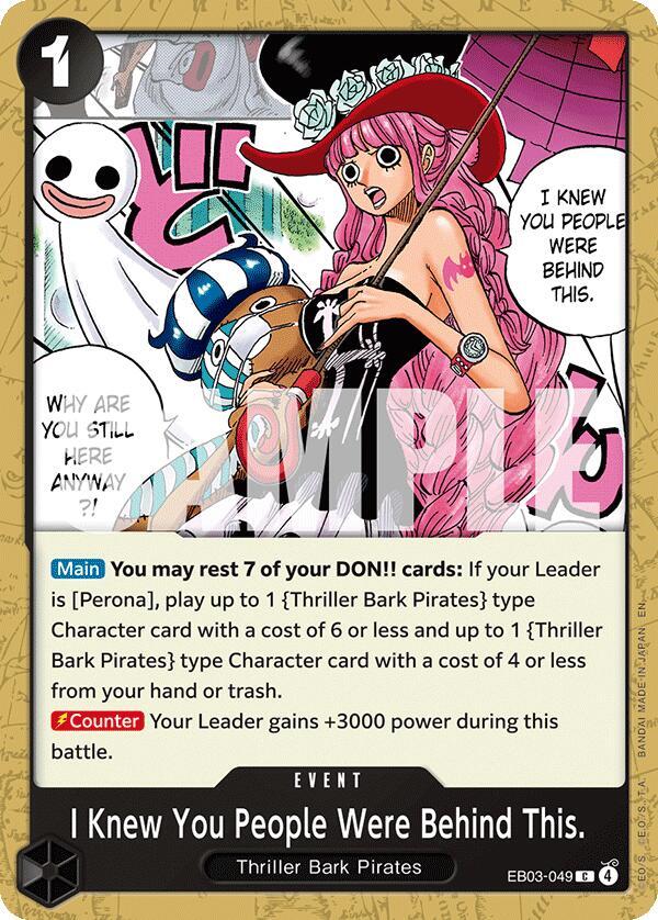 I Knew You People Were Behind This. card image