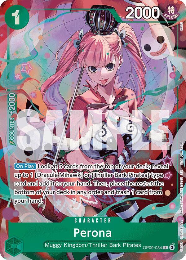 Perona - OP09-034 (Dash Pack) card image
