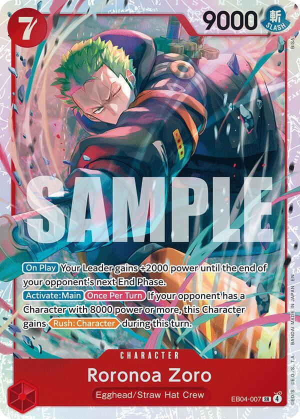 Roronoa Zoro (EB04-007) card image