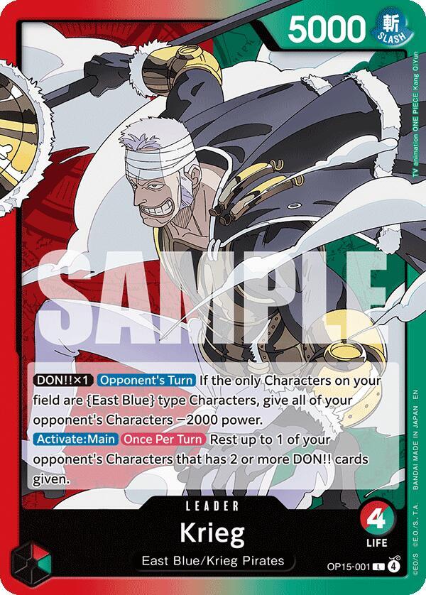 Krieg (OP15-001) card image