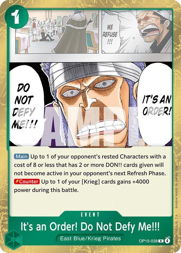 It's an Order! Do Not Defy Me!!! card image