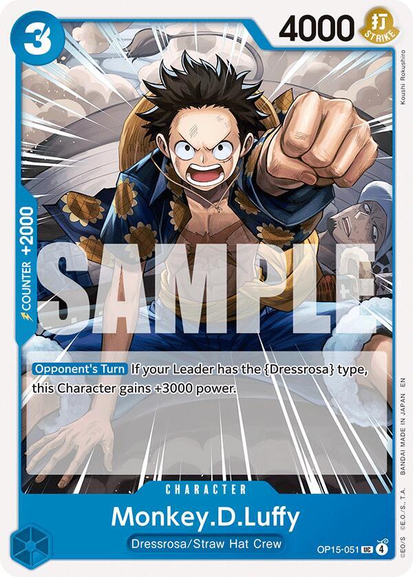 Monkey.D.Luffy (OP15-051) card image