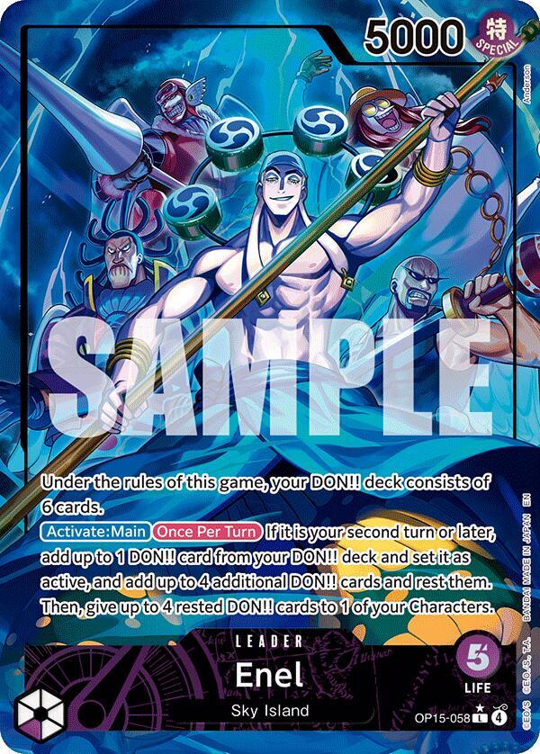 Enel (OP15-058) (Alternate Art) card image