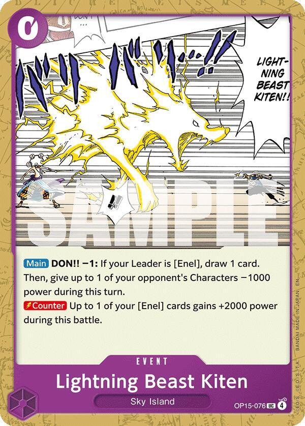 Lightning Beast Kiten card image