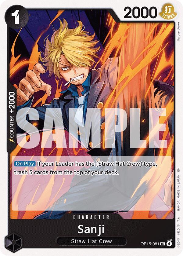 Sanji (OP15-081) card image